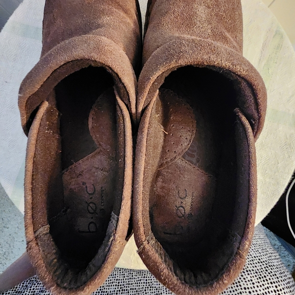 BOC Born Concepts Clogs Brown gold dust Leather Nurse Comfort Shoes 8 - Picture 5 of 8